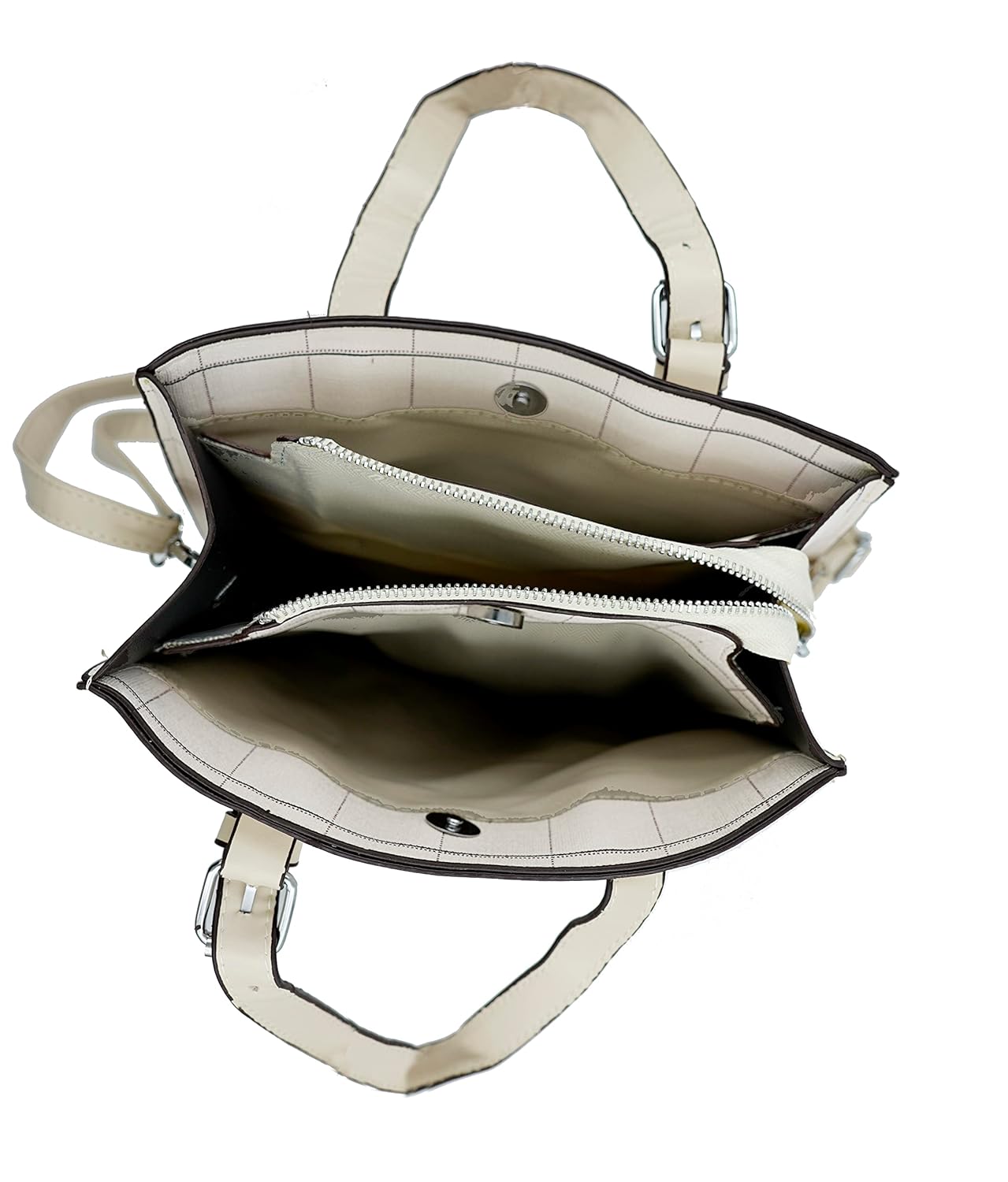 Textured-Geometric Patterned Handbag with strap