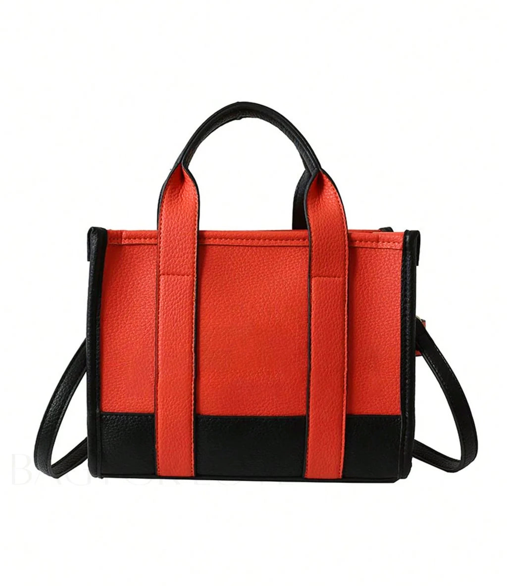 Bold Mini Tote Bag with Text Print