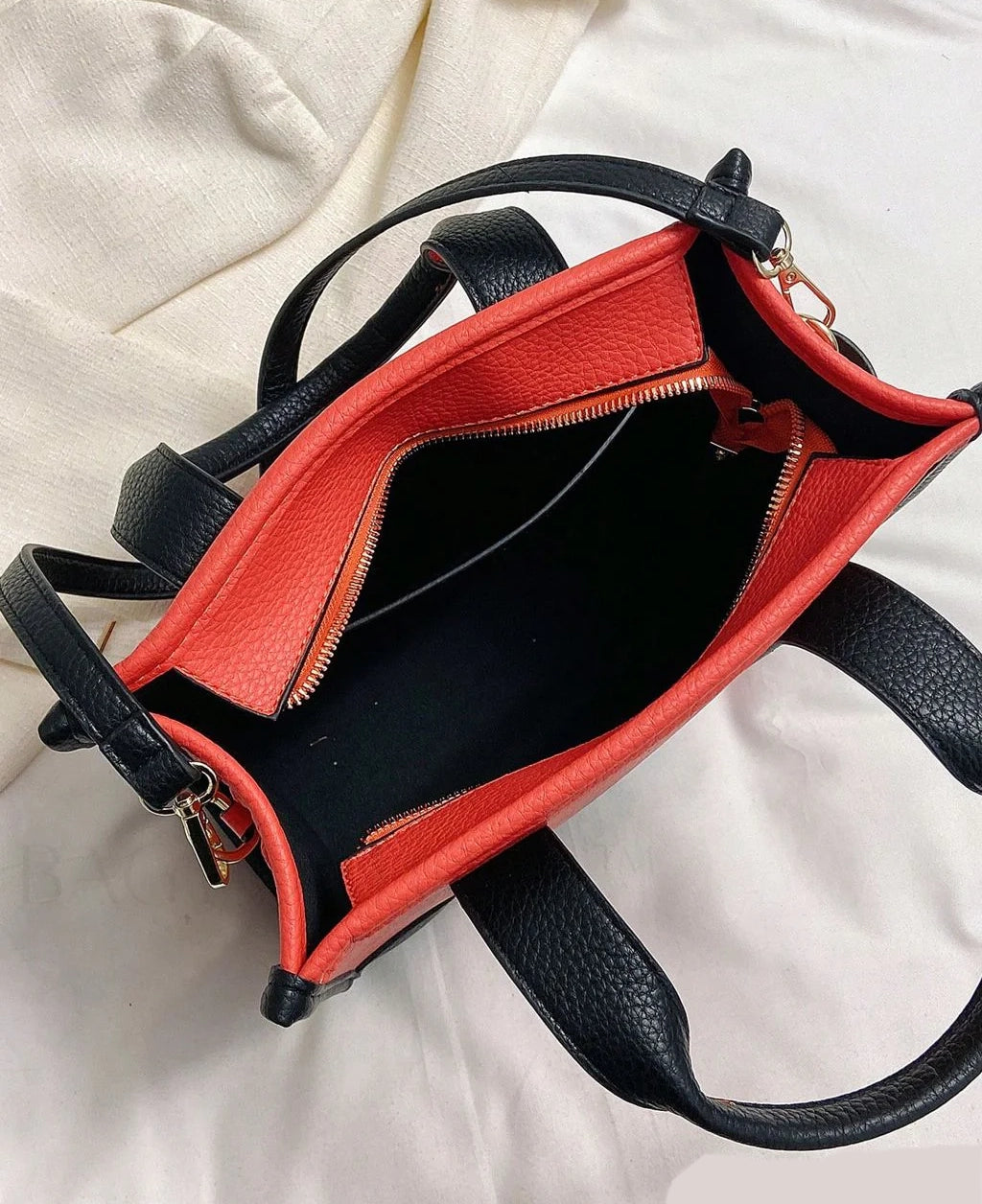 Bold Mini Tote Bag with Text Print