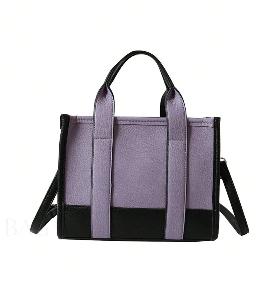 Bold Mini Tote Bag with Text Print
