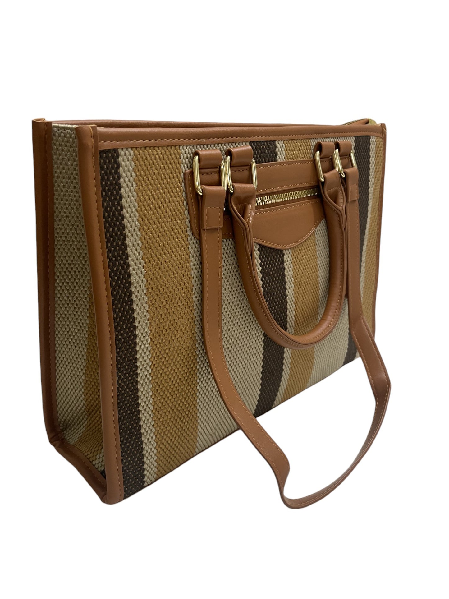 Stylish Multi-Color Striped Tote Bag Collection