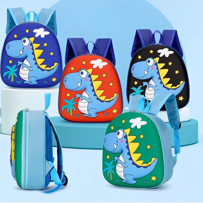 3D Dino theme Kids Backpack I Kindergarten school bag | 3D Toddler school bag