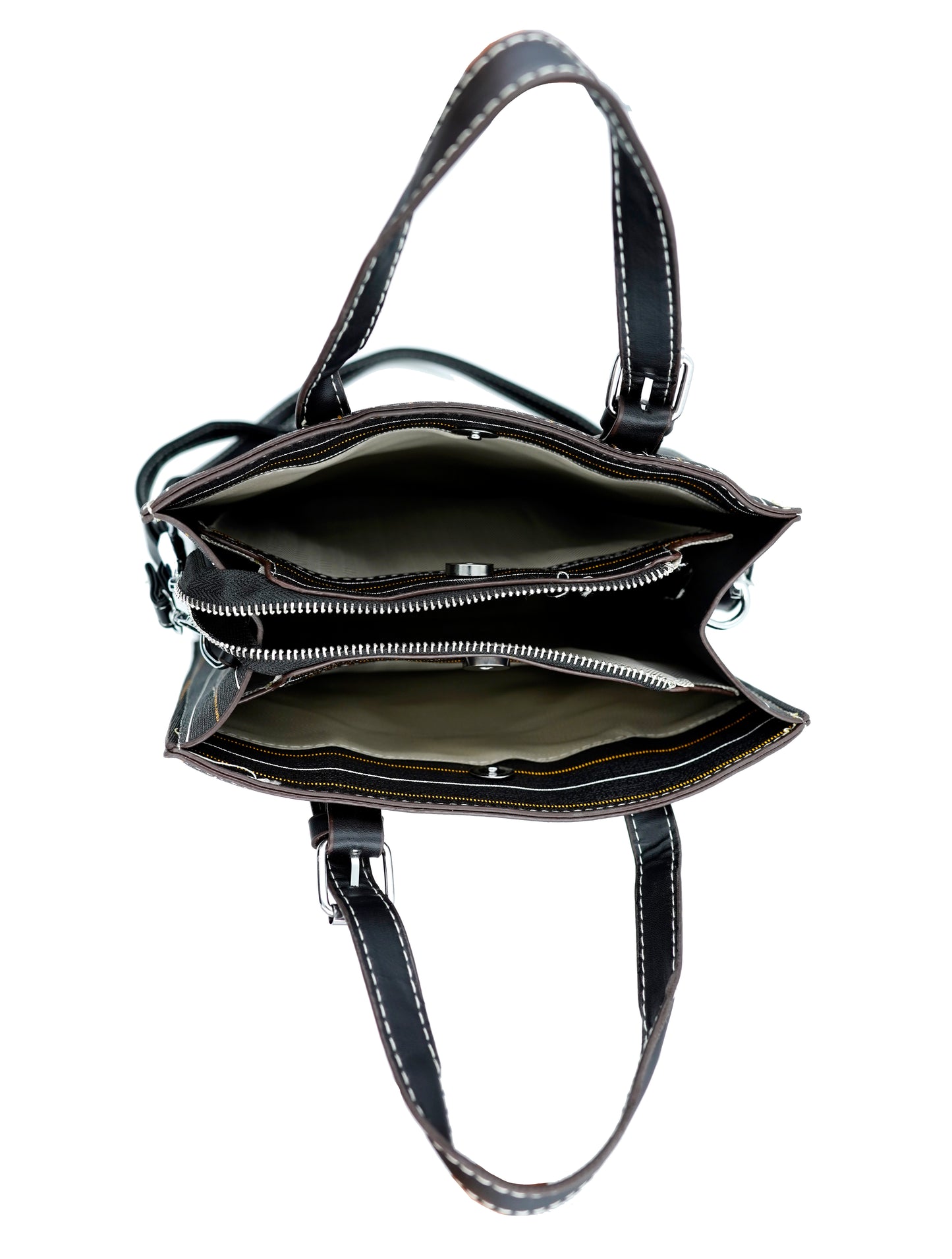 Textured-Geometric Patterned Handbag with strap