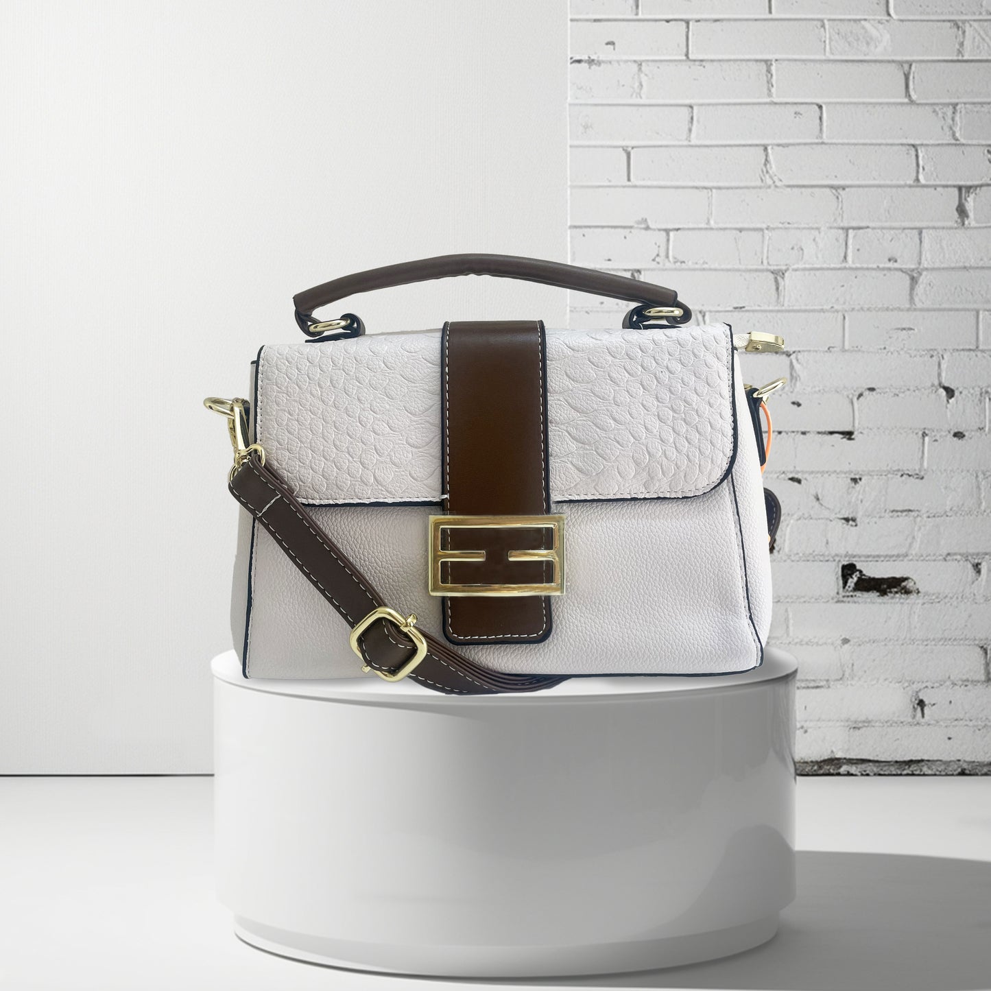 White Handbag