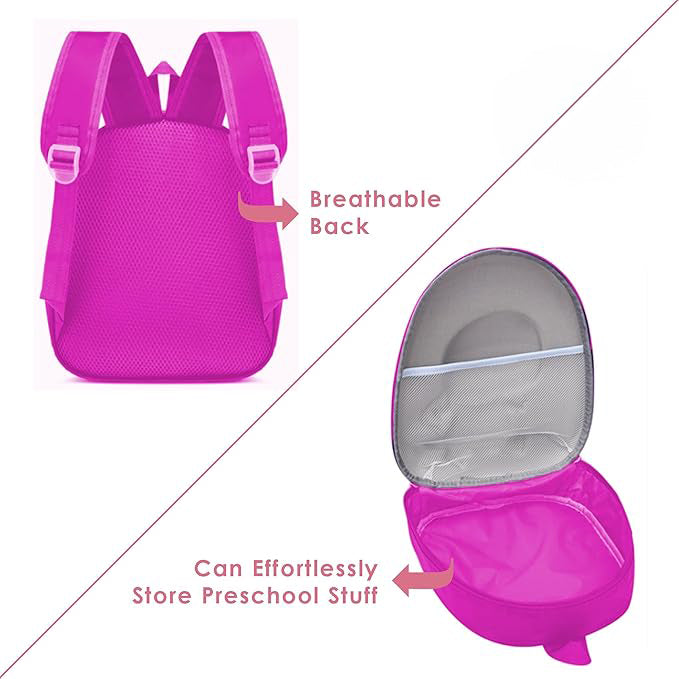 Frozen Elsa 3D cute pink color Children's backpack