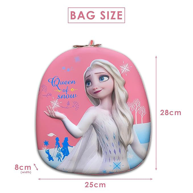 Frozen Elsa 3D cute pink color Children's backpack