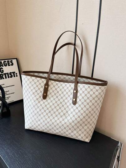 Elegant Printed Textured Tote Bags for Women