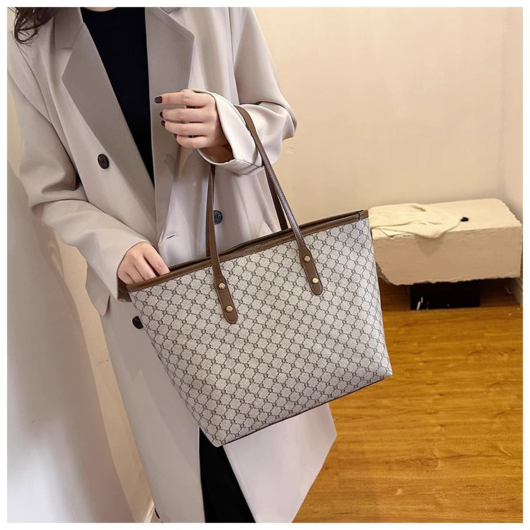 Elegant Printed Textured Tote Bags for Women