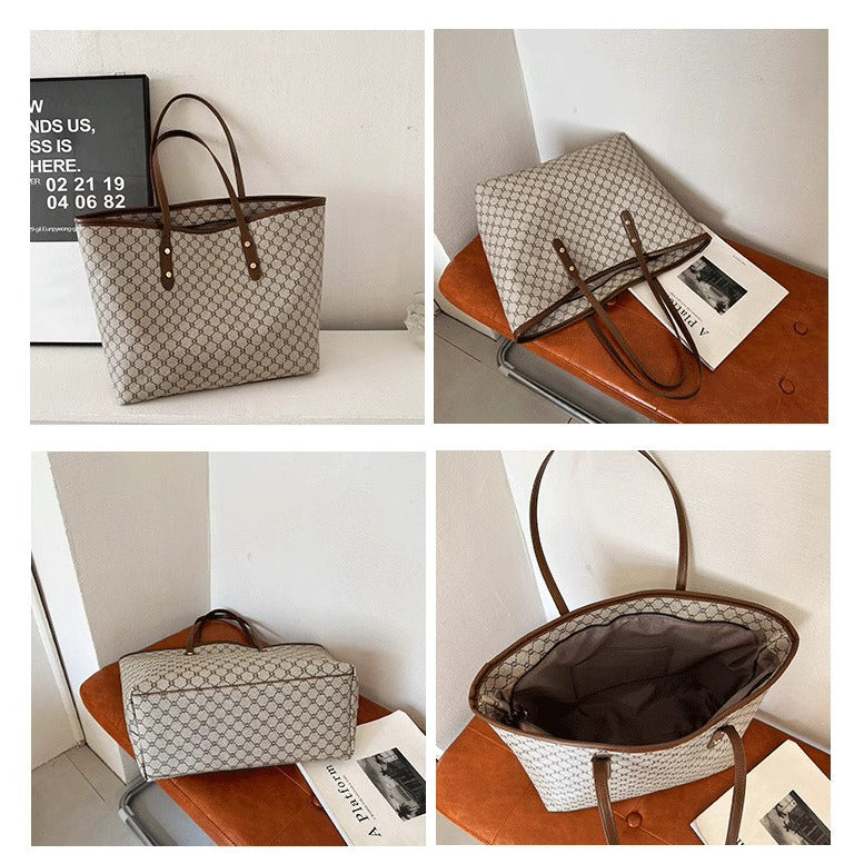 Elegant Printed Textured Tote Bags for Women