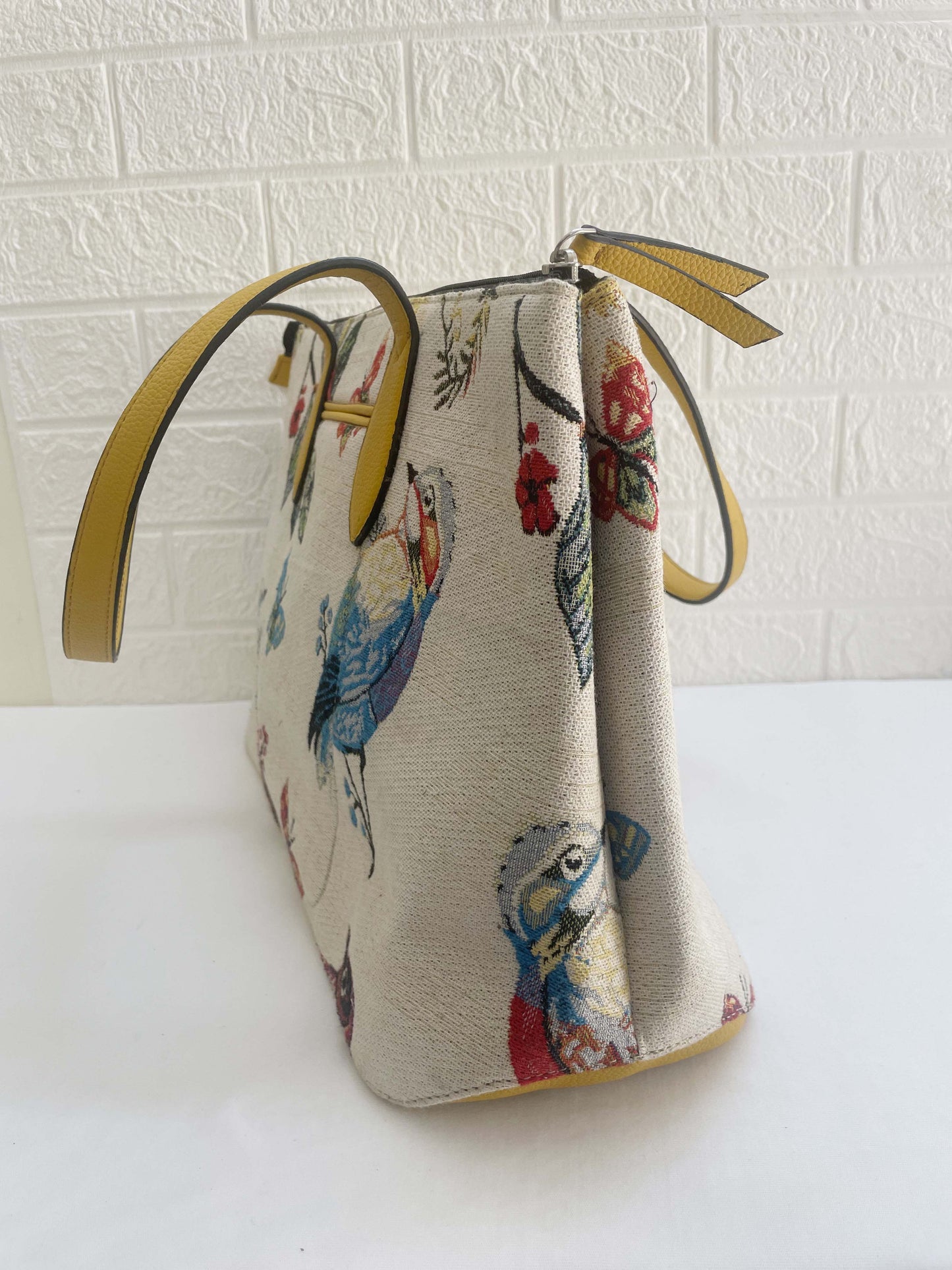Cuckoo Jacquard Tote Bag, spacious for 15.6" Laptop