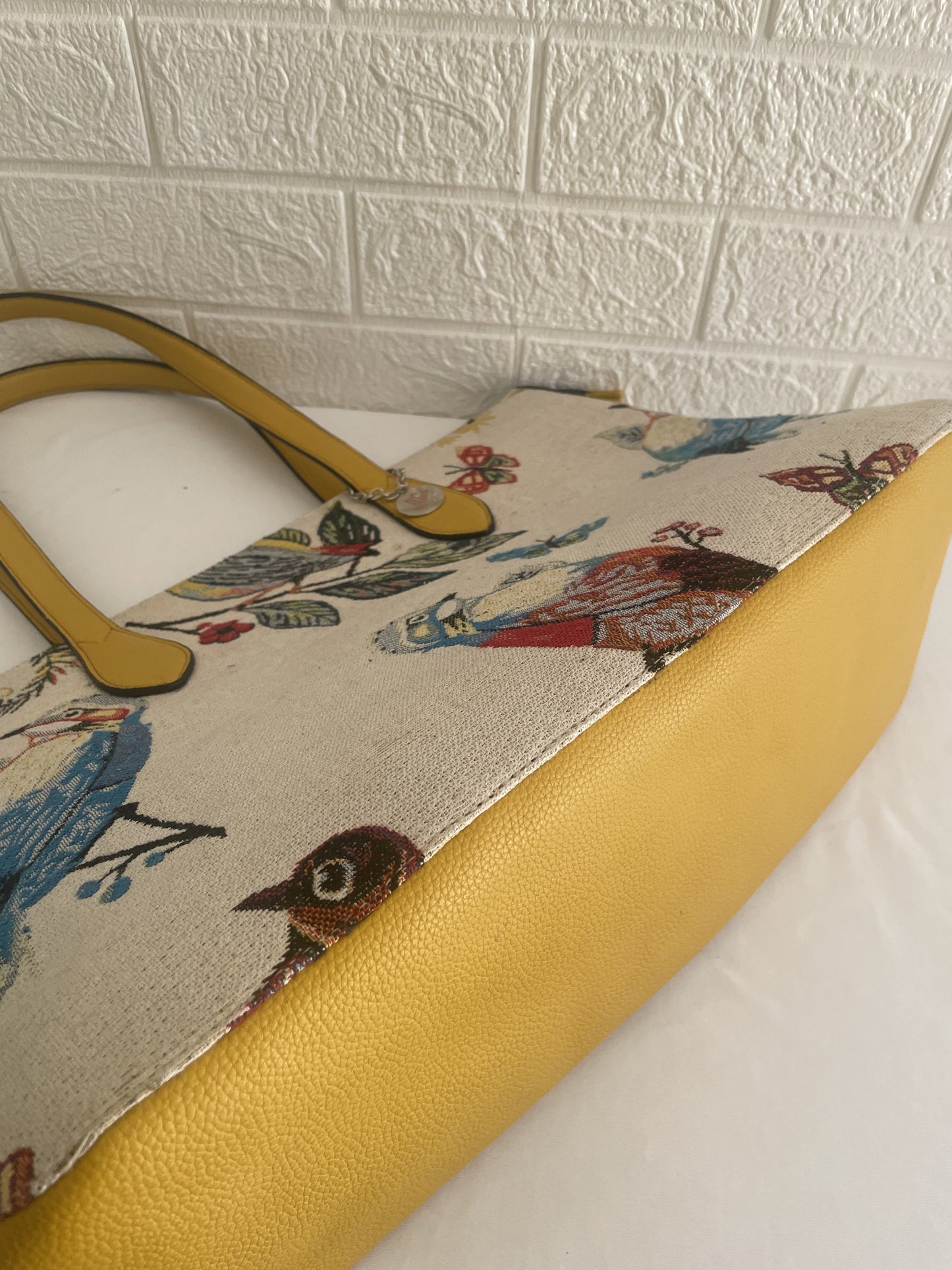 Cuckoo Jacquard Tote Bag, spacious for 15.6" Laptop