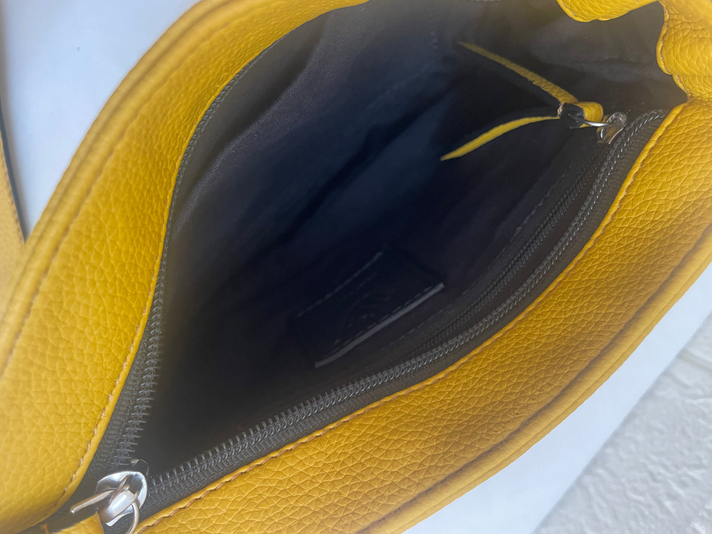 Cuckoo Jacquard Yellow Sling Bag
