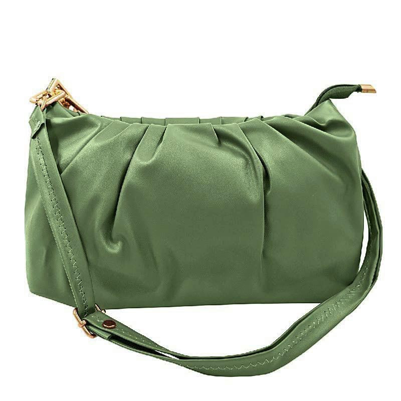Handbag-cum-Sling Bag with gold chain detail