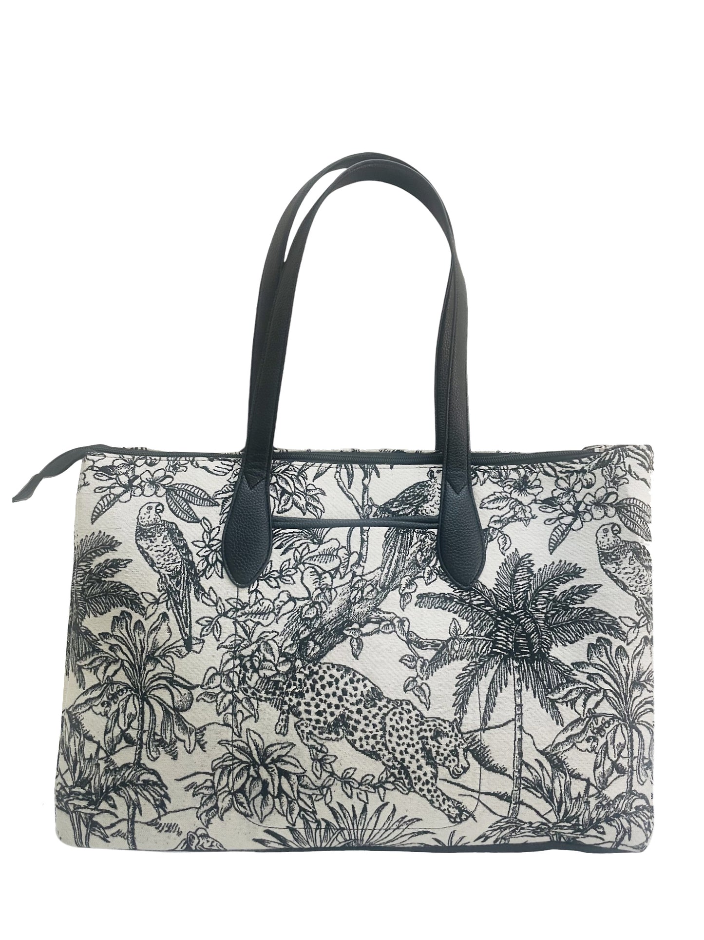 Urvi Tropical Jacquard Tote Bag