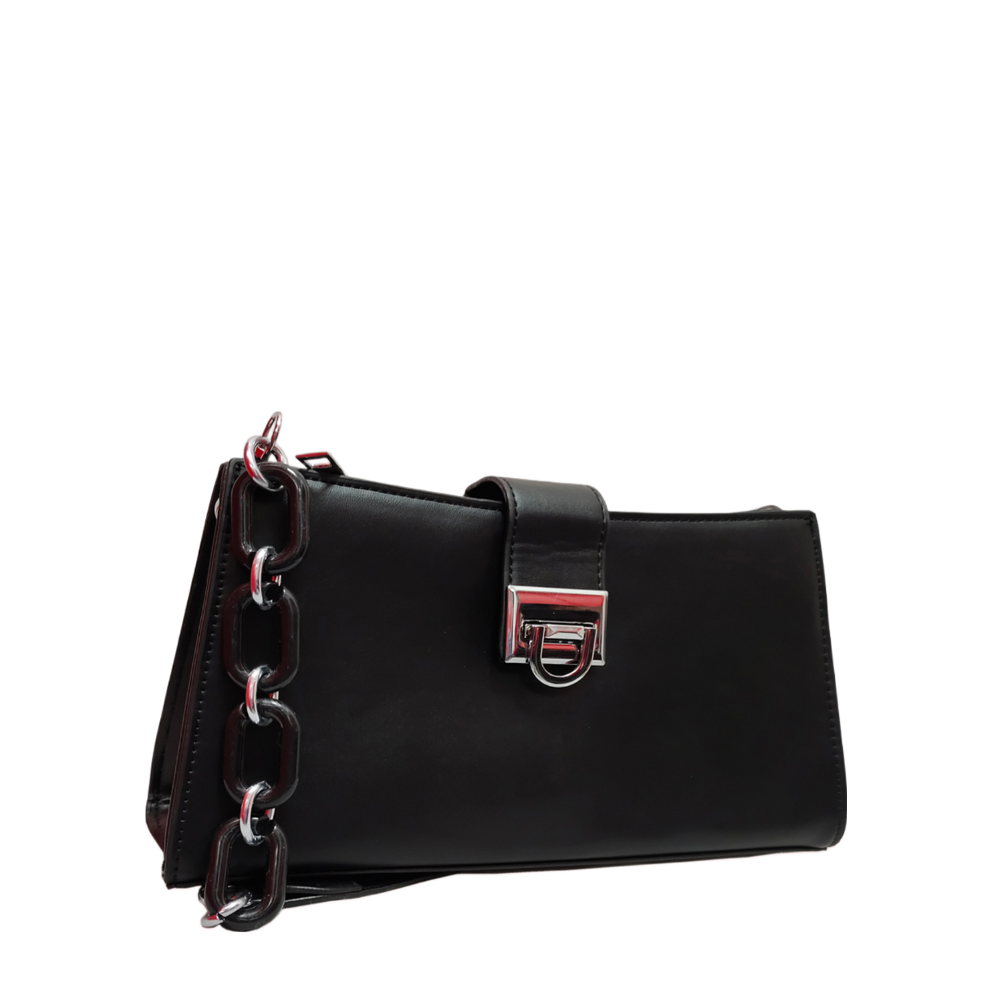 Sleek Shoulder Cum Sling Bag Chain Handle & strap