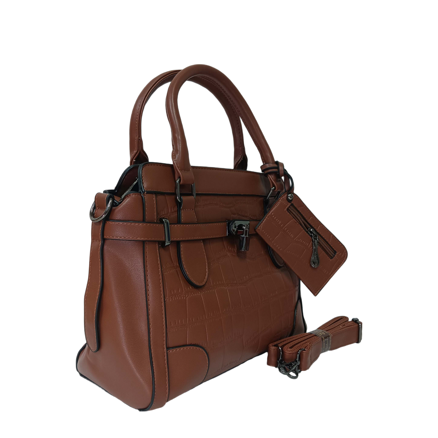 Croco Patterns Women's Satchel Bag