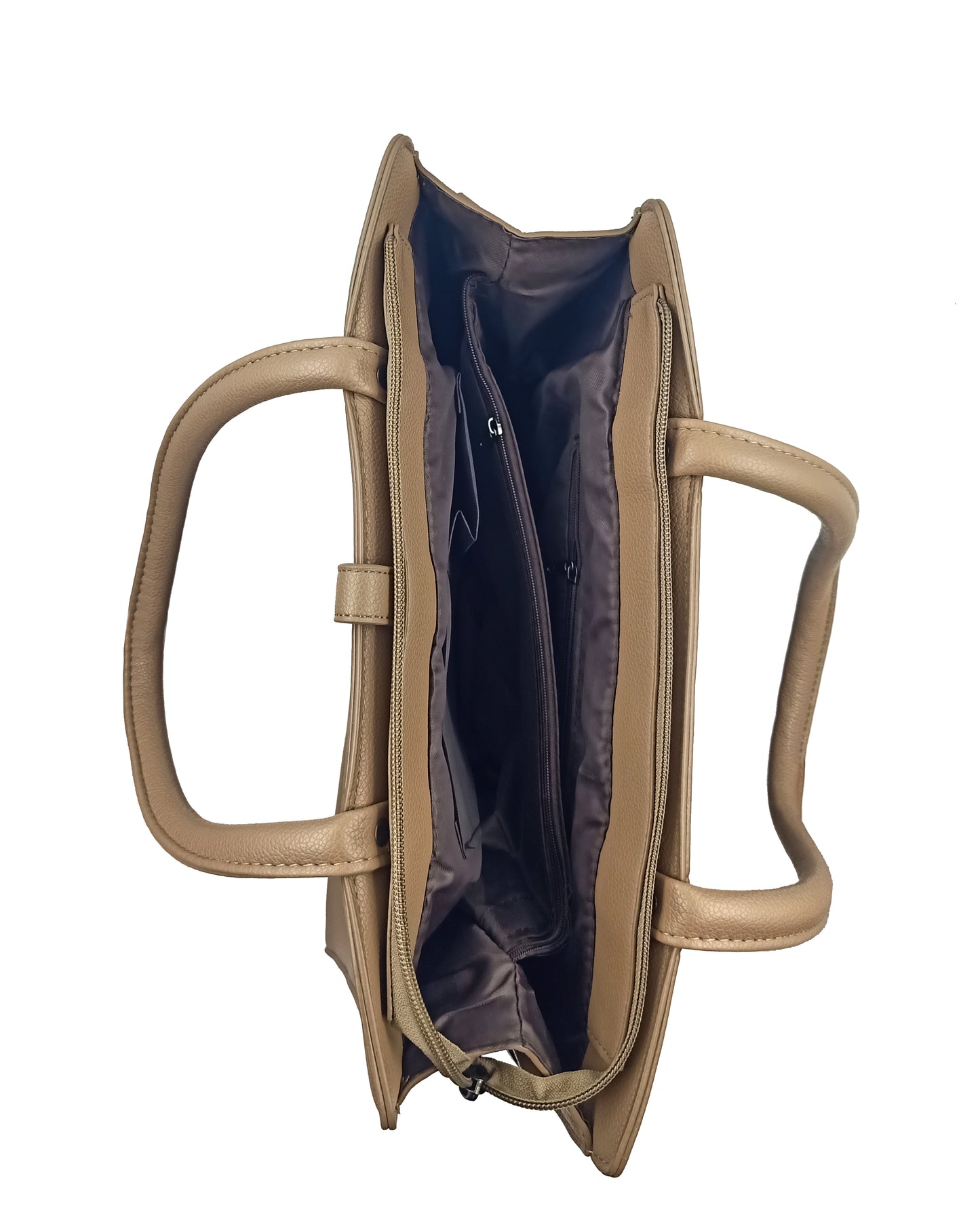Classic Faux Leather HandBag with shoulder Strap