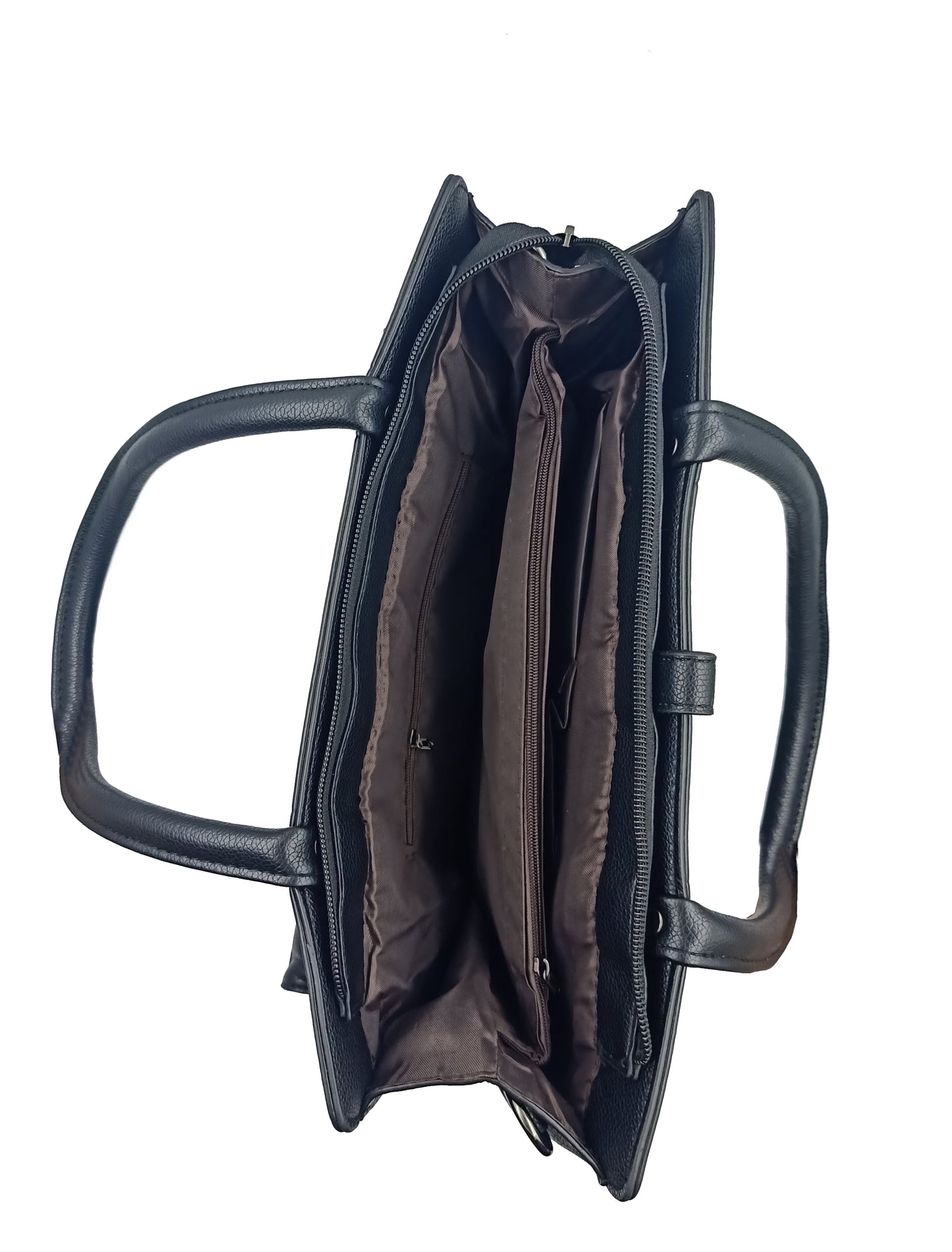 Classic Faux Leather HandBag with shoulder Strap