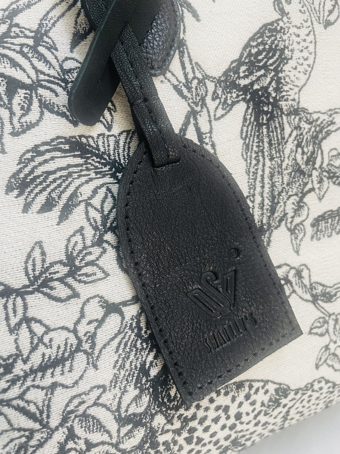 Urvi Tropical Jacquard Tote Bag