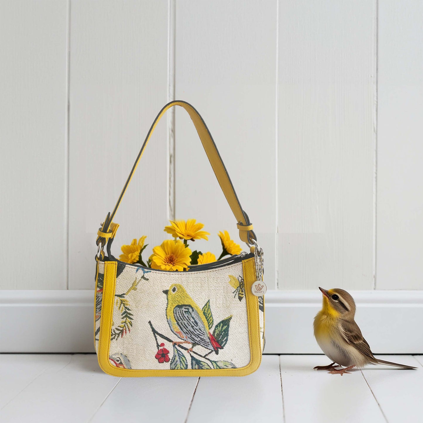 Yellow-Multicolor Shoulderbag