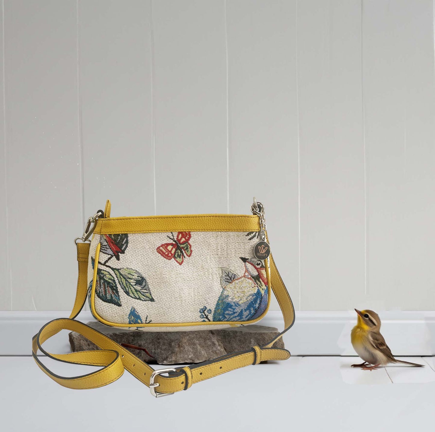 Yellow-Multicolor Slingbag