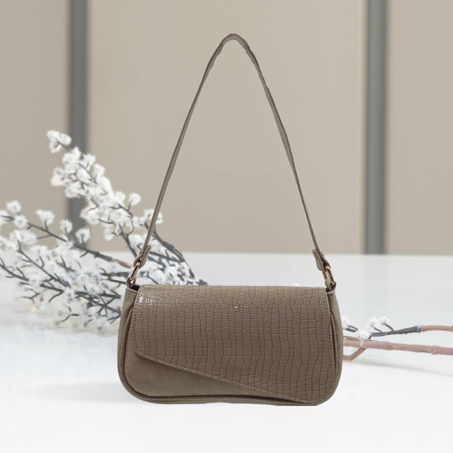 Taupe Shoulderbag