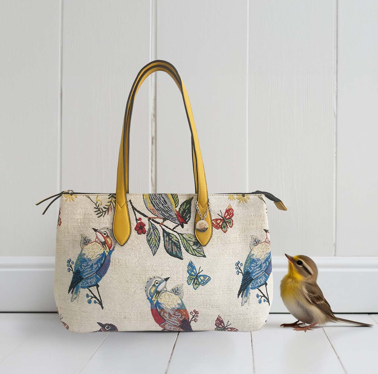 Yellow-Multicolor Totebag