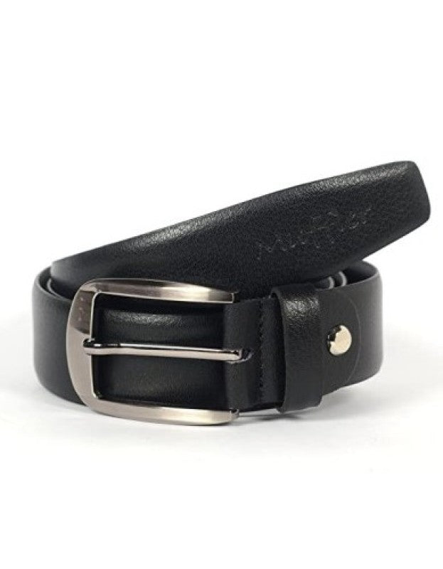 Men's Black Leather Belt
