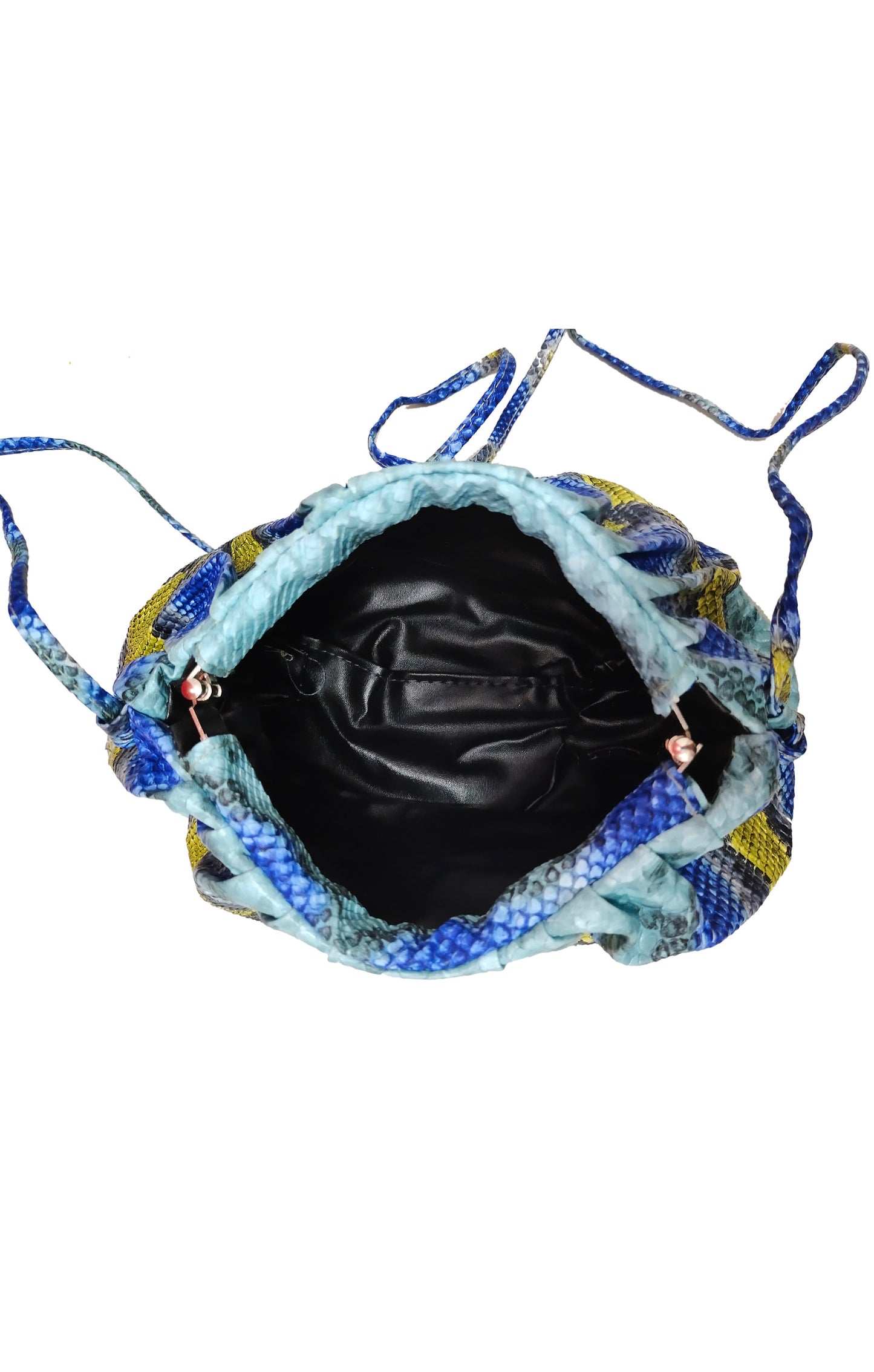 Versatile Python Print Shoulder Bag cum clutch