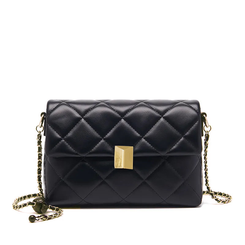 Chic Quilted Envelope Shoulder Bag with chain Strap