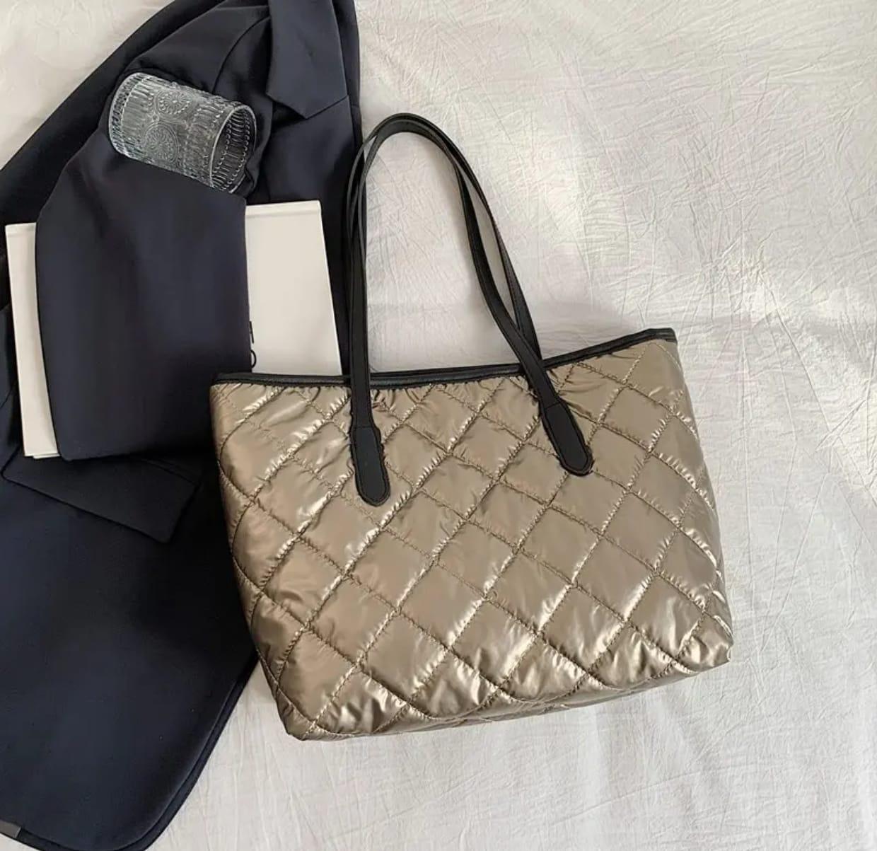 Golden Metallic Totebag