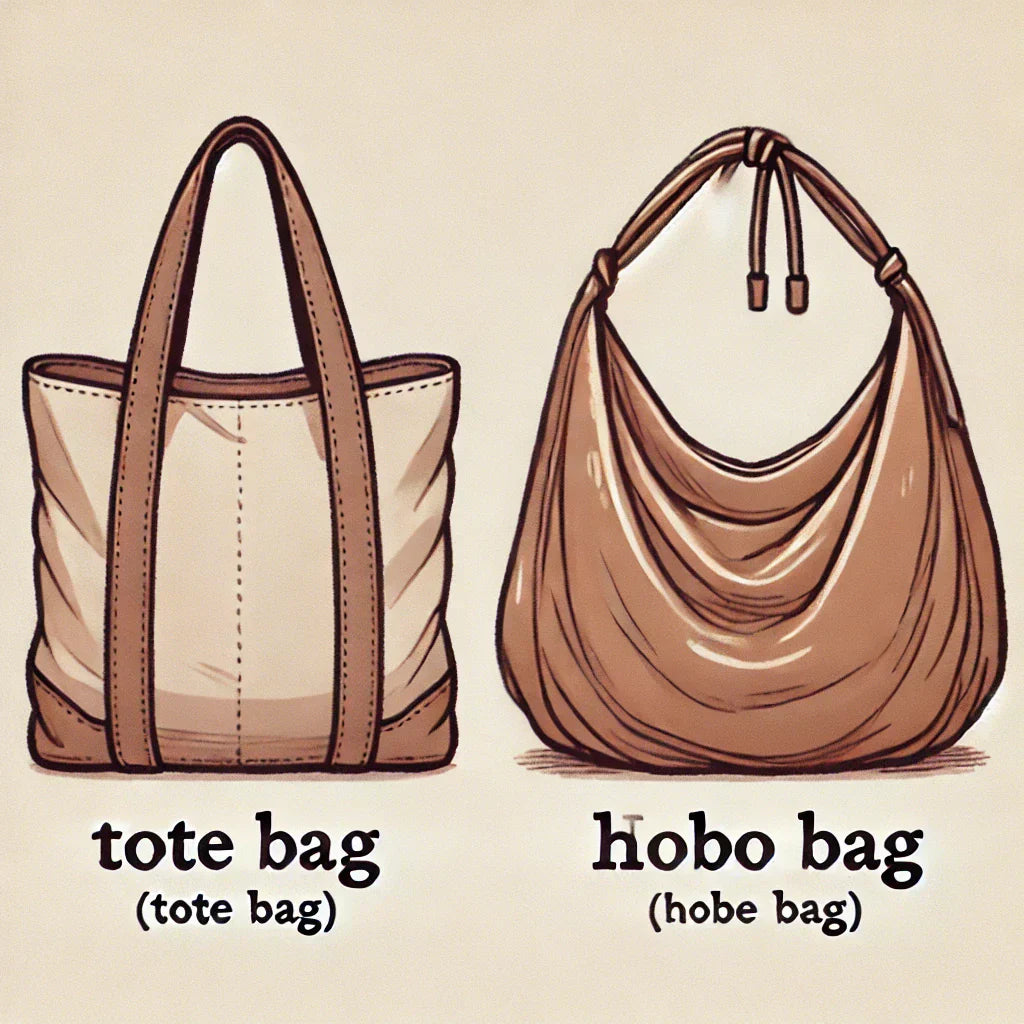 What is the difference between Tote & Hobo Bags