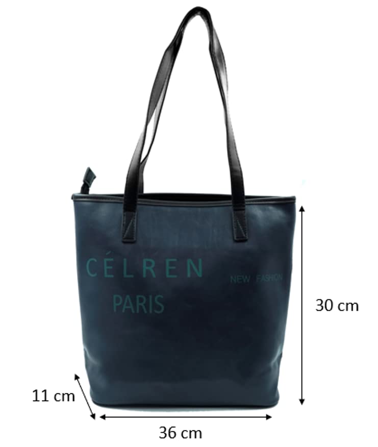 Elegant Navy Blue Tote Bag