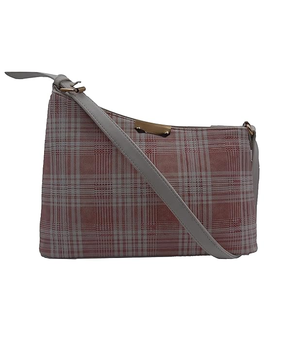 Chic Plaid Shoulder Bag