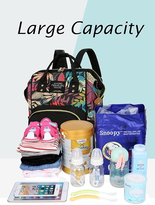 Floral Mumma Backpack for Baby Diaper & Essentials