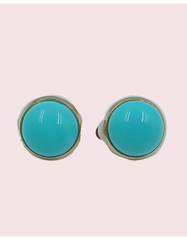 Turquoise Ear Studs (SW-SJ-41)