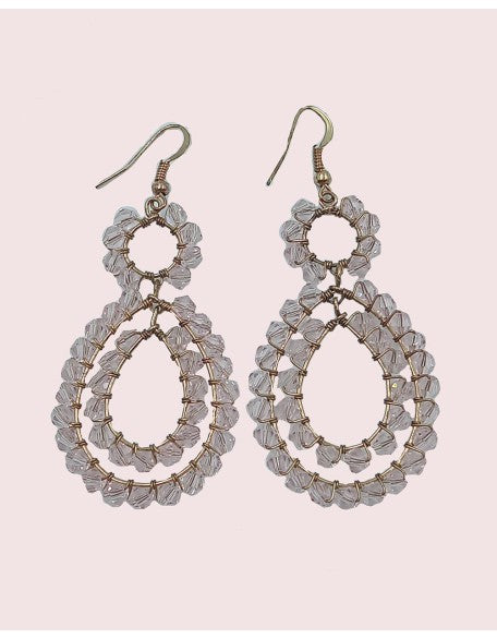 Handcrafted Pastel Drop Earrings (SW-SJ-17)