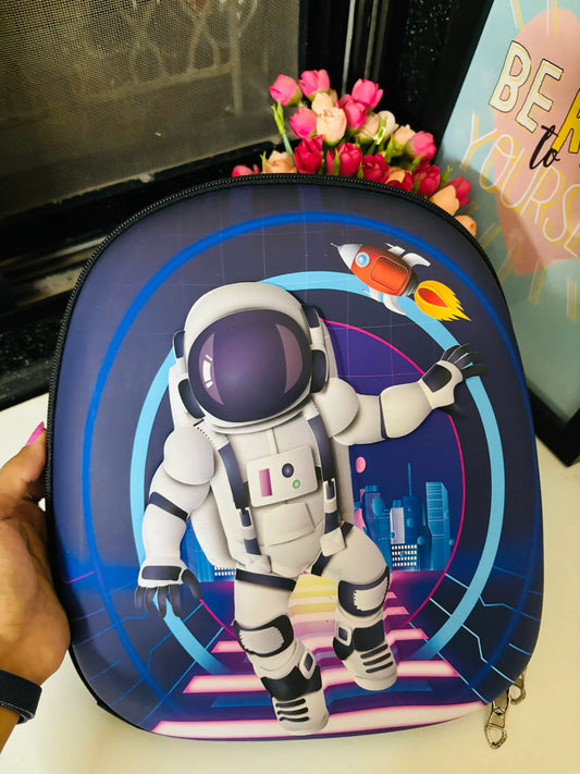 3D Space theme Kids Backpack I Kindergarten school bag | 3D Toddler school bag