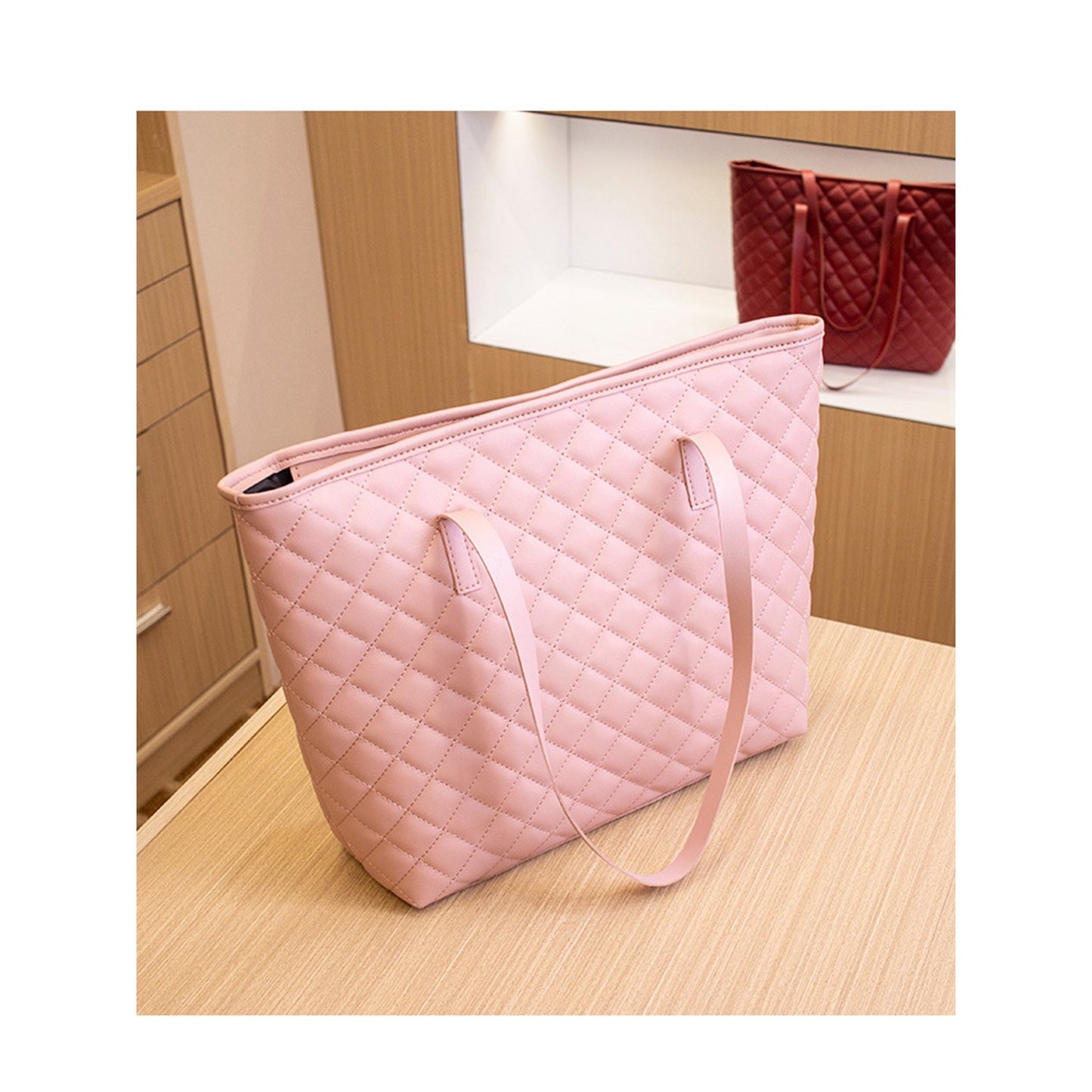 Quilted Tote Bag afforadable range