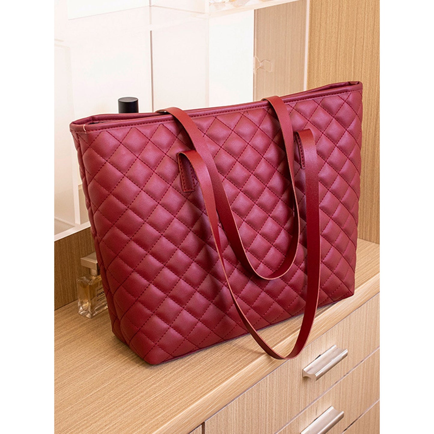 Quilted Tote Bag afforadable range