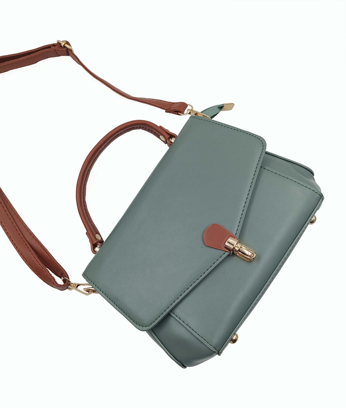 Classic Top Handle Satchel cum Crossbody Bag