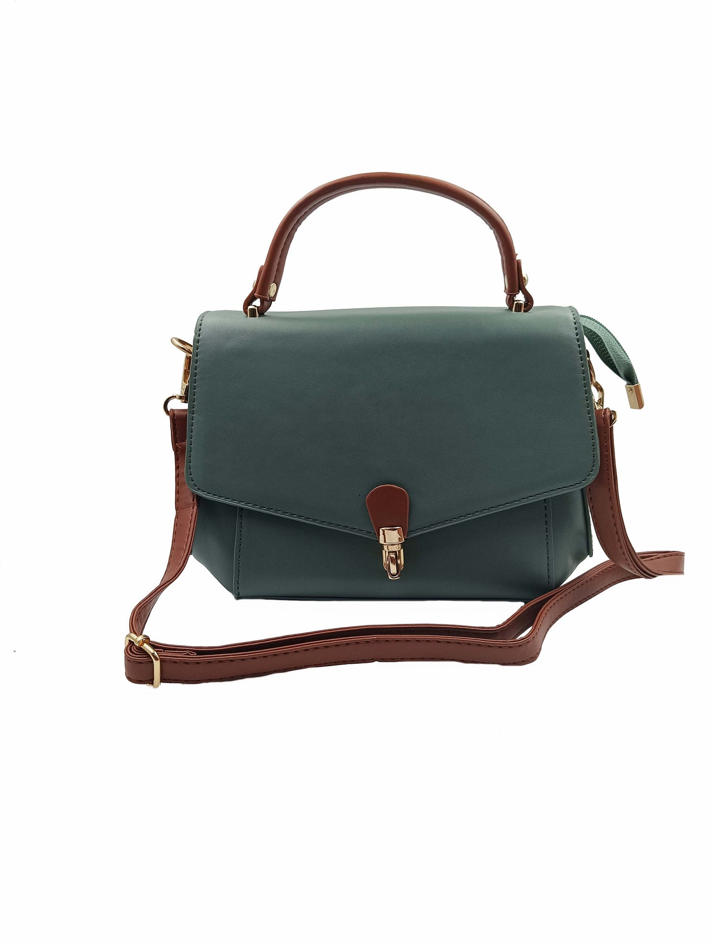 Classic Top Handle Satchel cum Crossbody Bag