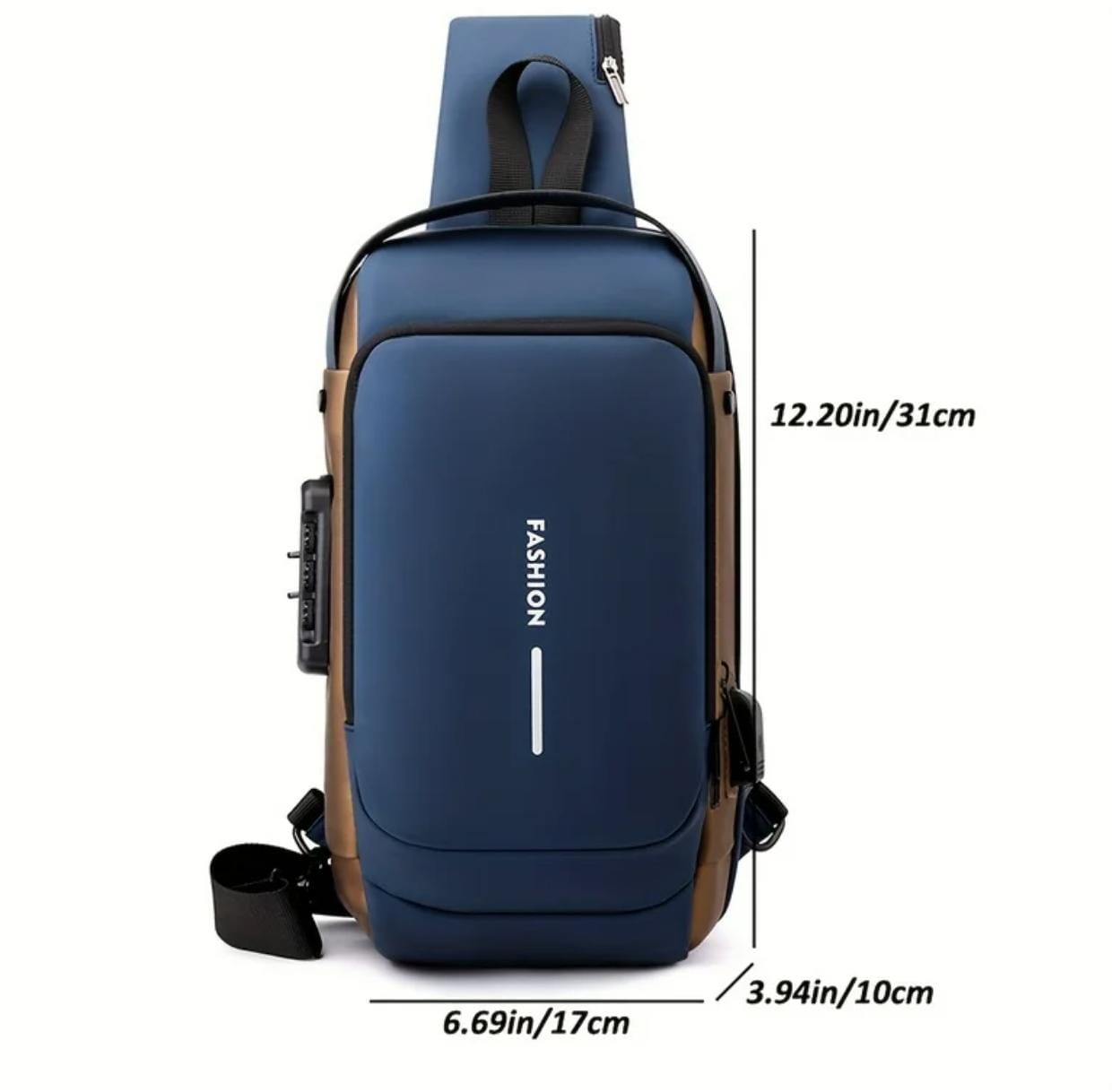 Anti-Theft Unisex Crossbody Sling Bag, Chestbag