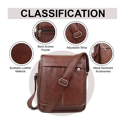 Men's Shoulder Sling Bag/Cross Body Travel Office Messenger Bag