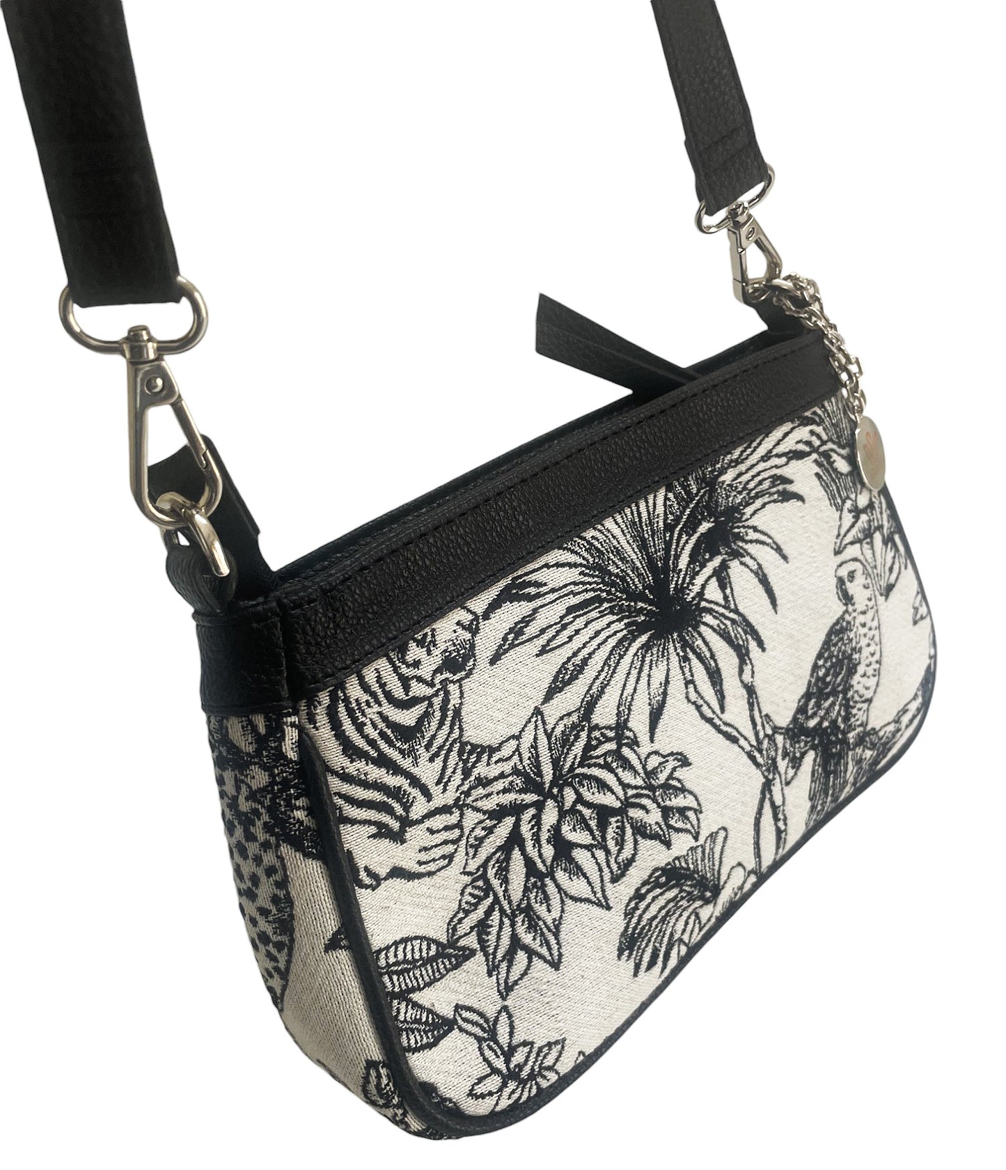 Urvi Tropical Jacquard Sling Bag