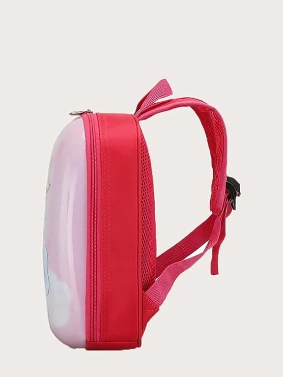 Kids Backpack 3D Unicorn Balloon Pink