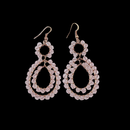 Handcrafted Pastel Drop Earrings (SW-SJ-17)