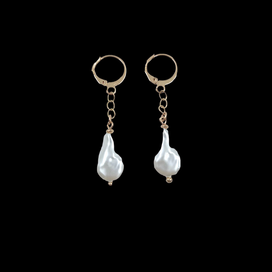 Long Drop Pearl Earrings (SW-SJ-07)