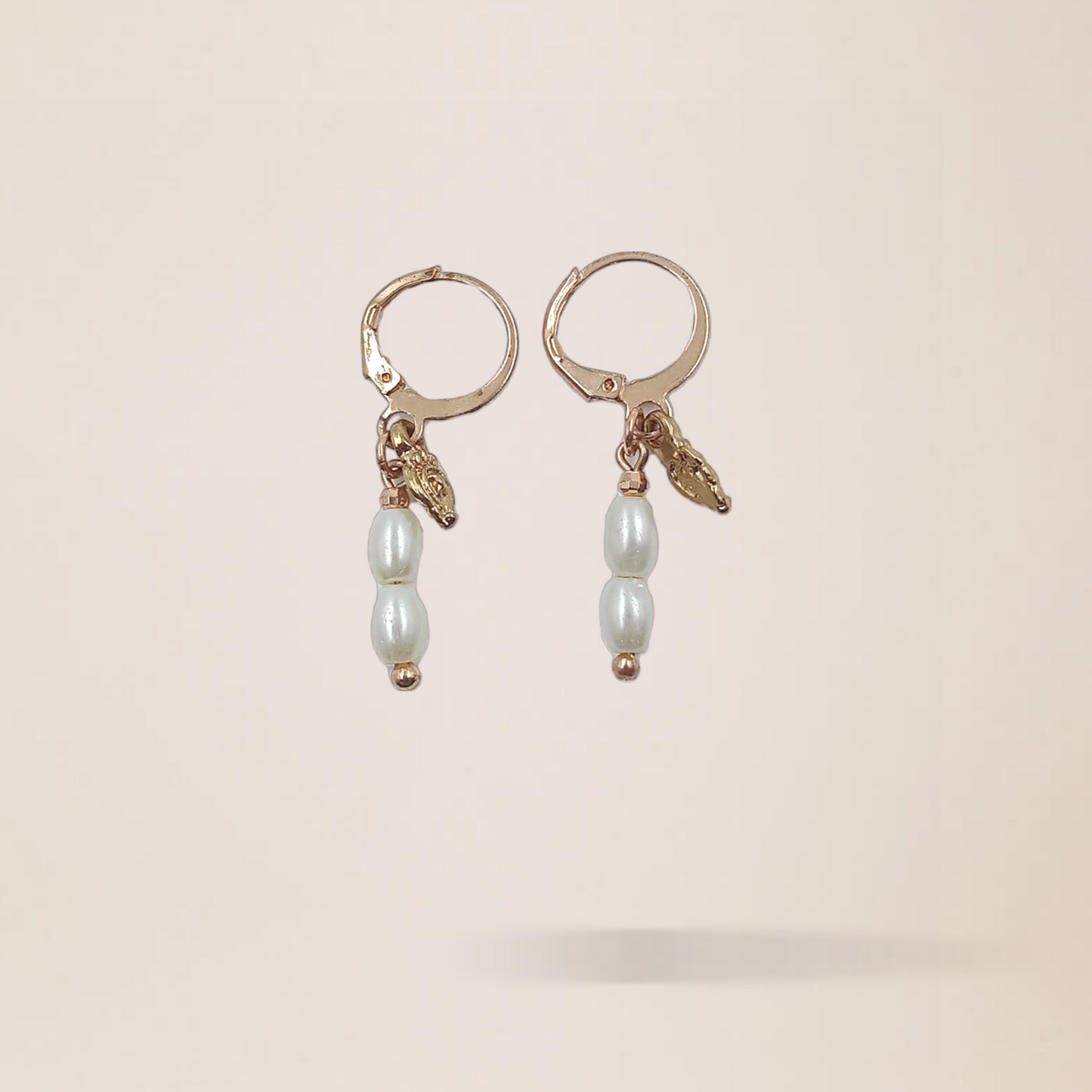 Small Drop Dual-Pearl Earrings (SW-SJ-08)