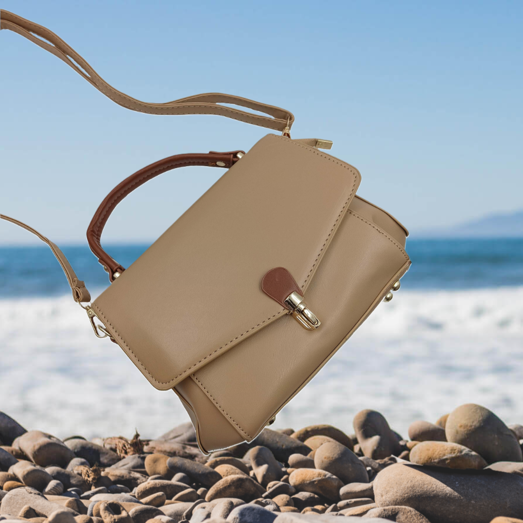 Beige Handbag